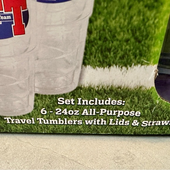 LSU Tigers Tailgater 6pk Collegiate Drinkware 24 oz Beverage/Tumblers NEW IN BOX - Picture 5 of 7